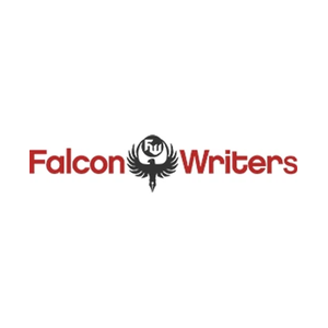 Falcon Writers brand logo for falconwriters.com