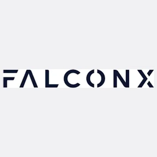 FalconX brand logo for falconx.io