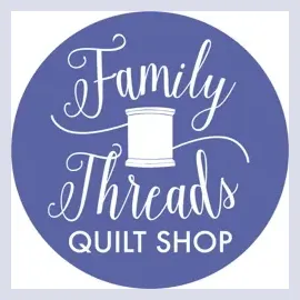 Family Threads brand logo for familythreadsquiltshop.com