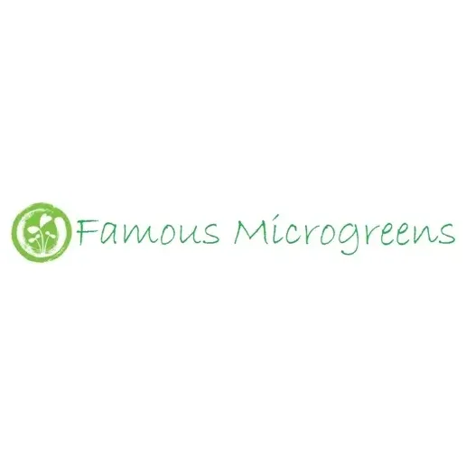 famousmicrogreens brand logo for famousmicrogreens.com
