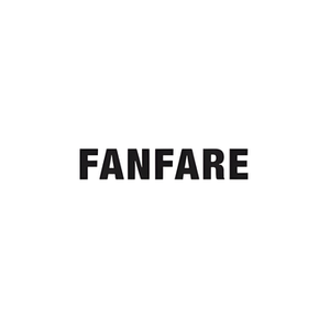 Fanfare brand logo for fanfarelabel.com