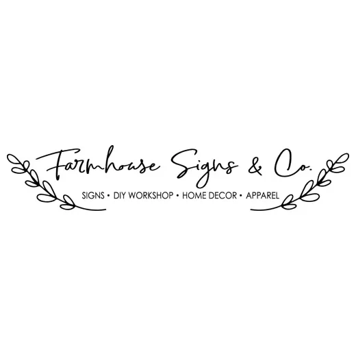 Farmhouse Signs & Co. brand logo for farmhousesignsandco.com