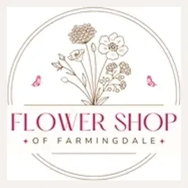 Farmingdale Flowers brand logo for farmingdaleflowershop.com