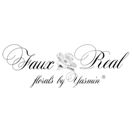 fauxrealfloralsbyyasmin brand logo for fauxrealfloralsbyyasmin.com