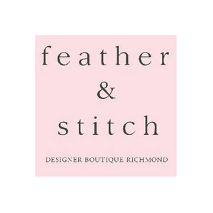 Feather and Stitch brand logo for featherandstitch.com