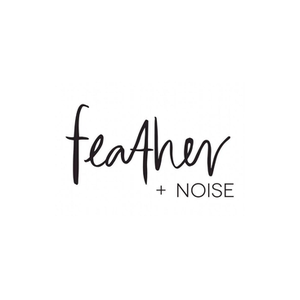 Feather + Noise brand logo for featherandnoise.com