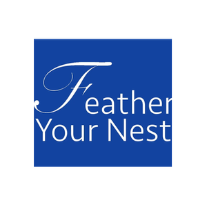 Feather Your Nest brand logo for featheryournesthome.com
