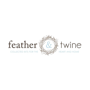 featherandtwinehome brand logo for featherandtwinehome.com