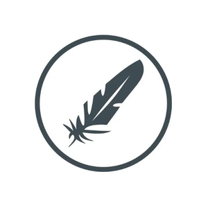 Feathercoin brand logo for feathercoin.com