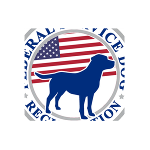 Federal Service Dog Registration brand logo for federalservicedogregistration.org