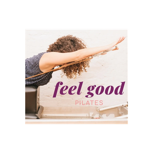 Feel Good Pilates brand logo for feelgoodpilatesnyc.com