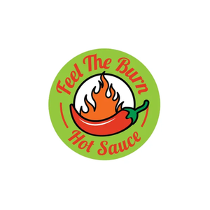 Feel the Burn brand logo for feeltheburnhotsauce.com