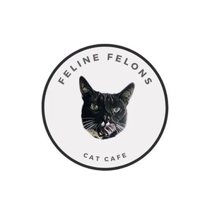 Feline Felons brand logo for felinefelonscatcafe.com