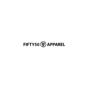 Fifty 50 brand logo for fifty50apparel.com