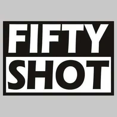 Fifty Shot brand logo for fiftyshot.com
