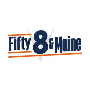 fifty8andmaine brand logo for fifty8andmaine.store