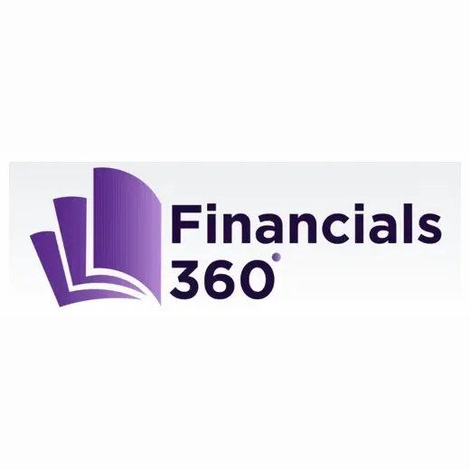 Financials 360 brand logo for financials360.net