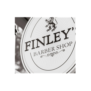 Finley's Barbershop brand logo for finleysbarbershop.com