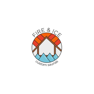 fireandicesaunas brand logo for fireandicesaunas.com