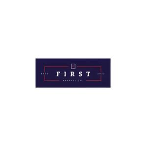 First Apparel brand logo for firstapparelco.com