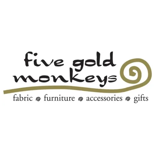 Five Gold Monkeys brand logo for fivegoldmonkeys.com