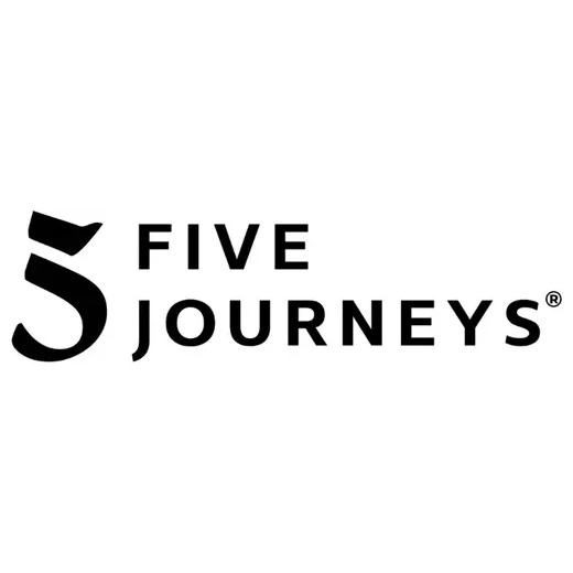 Five Journeys brand logo for fivejourneys.com