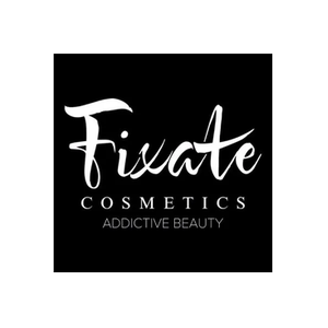 Fixate brand logo for fixatecosmetics.com