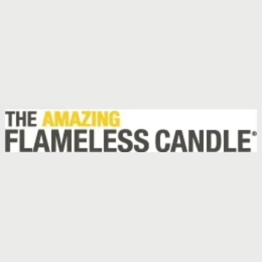 Flameless Candles brand logo for flamelesscandles.com
