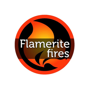 Flamerite Fires brand logo for flameritefires.com
