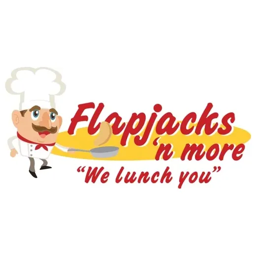 Flapjacks 'n More brand logo for flapjacksnmore.com