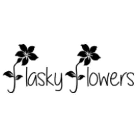 Flasky Flowers brand logo for flaskyflowers.com