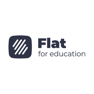 Flat brand logo for flat.io