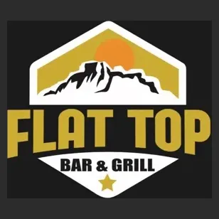 Flat Top brand logo for flattopbarandgrill.com