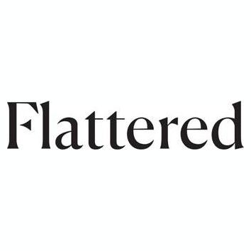 Flattered brand logo for flattered.com