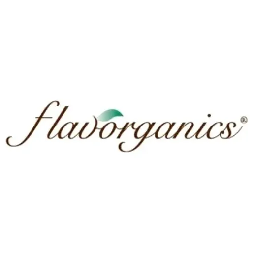Flavorganics brand logo for flavorganics.com