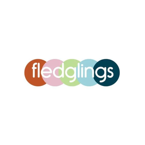 Fledglings brand logo for fledglings.org.uk