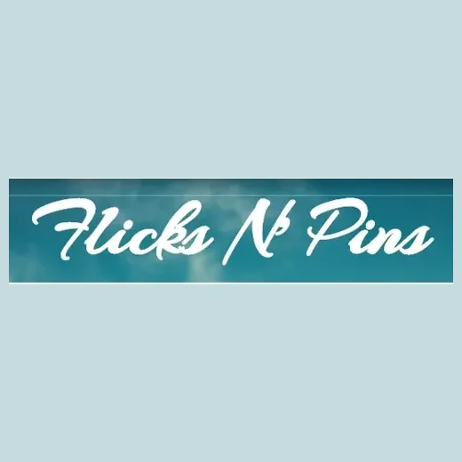 flicksnpins brand logo for flicksnpins.com