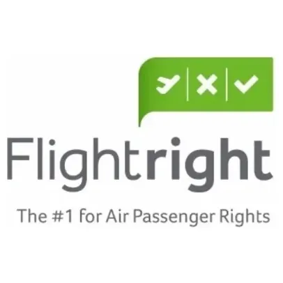 Flightright brand logo for flightright.com