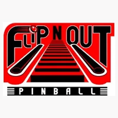 Flip N Out brand logo for flipnoutpinball.com