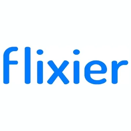 Flixier brand logo for flixier.com
