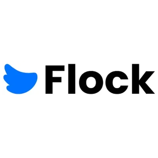 Flock Social brand logo for flocksocial.com