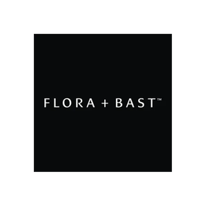 Flora + Bast brand logo for floraandbast.com