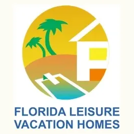 Florida Leisure brand logo for floridaleisurevacationhomes.com