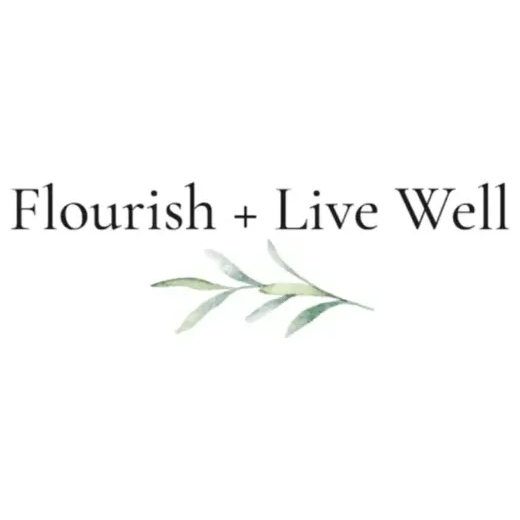 Flourish & Live Well brand logo for flourishandlivewell.com