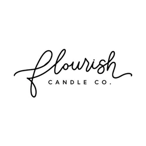 flourishcandleco brand logo for flourishcandleco.com