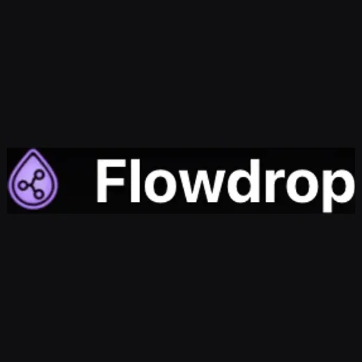 flowdrop brand logo for flowdrop.xyz
