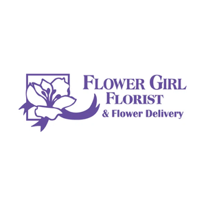 flowergirlflorist brand logo for flowergirlflorist.com