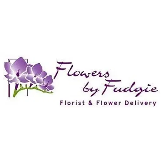 Flowers by Fudgie brand logo for flowersbyfudgie.com