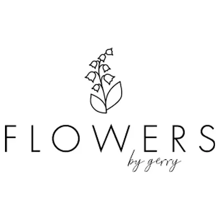 flowersbygerry brand logo for flowersbygerry.com