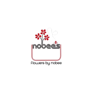 flowersbynobee brand logo for flowersbynobee.com